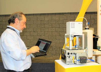 MID Engineering Manager Antonio Nucaro adjusting MIDEXX™ Traceability